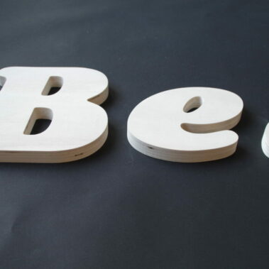 Lettrage contre-plaqué 20mm